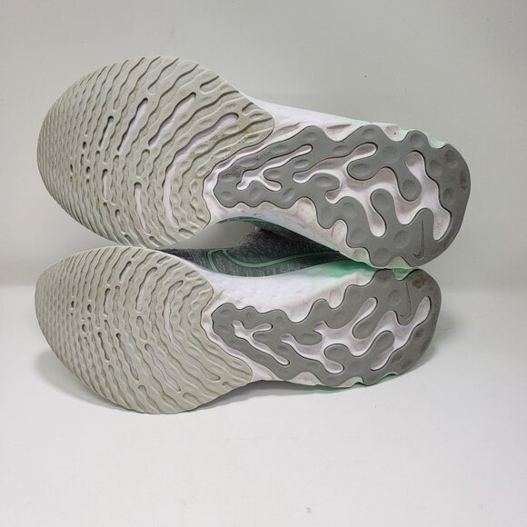 Nike React Infinity Run Flyknit 2 Running Shoes Gray/Mint Womens 7.5 - Picture 8 of 9